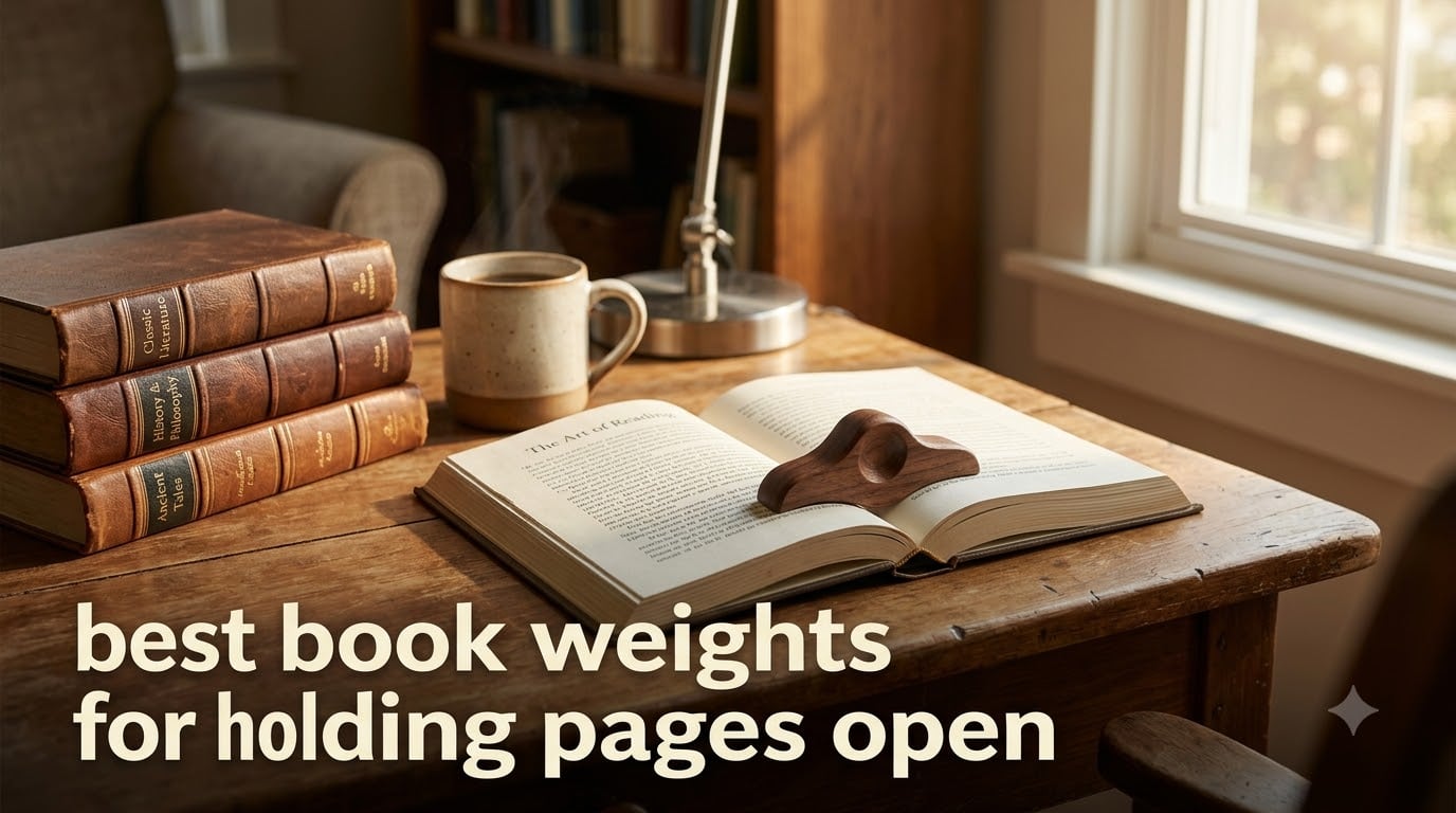 best book weights for holding pages open