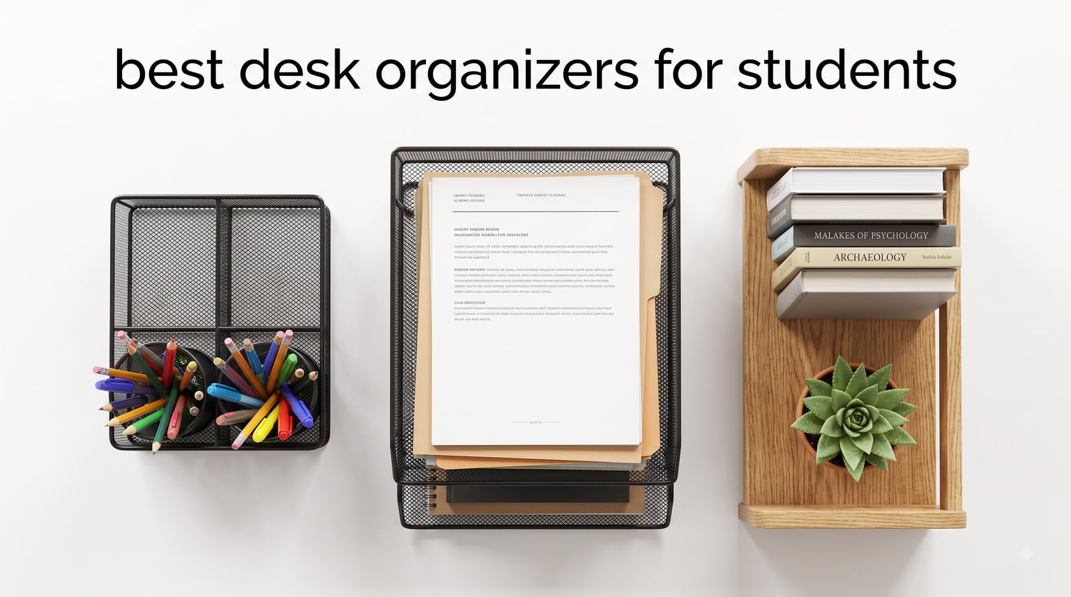 best desk organizers for students