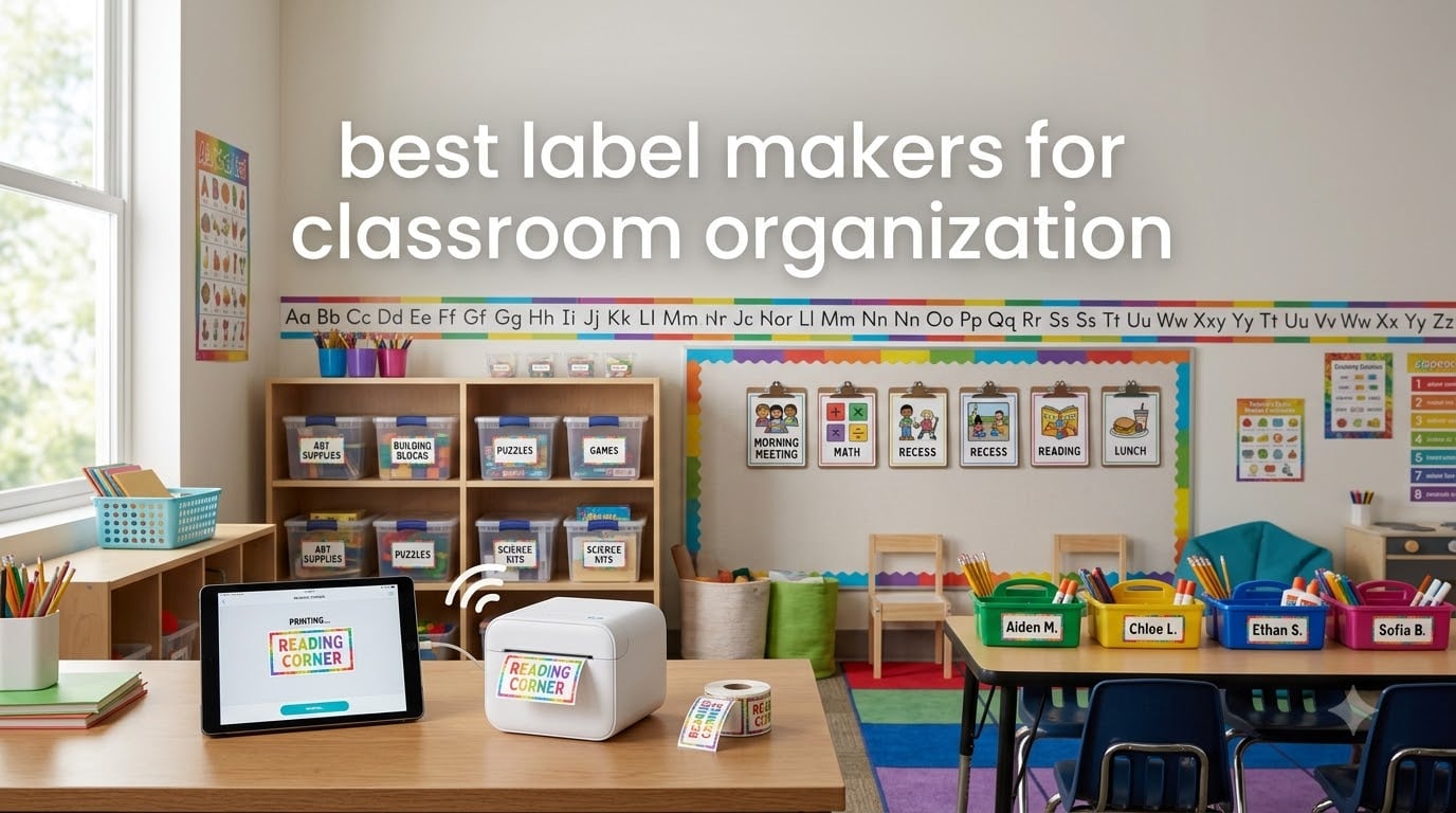 best label makers for classroom organization
