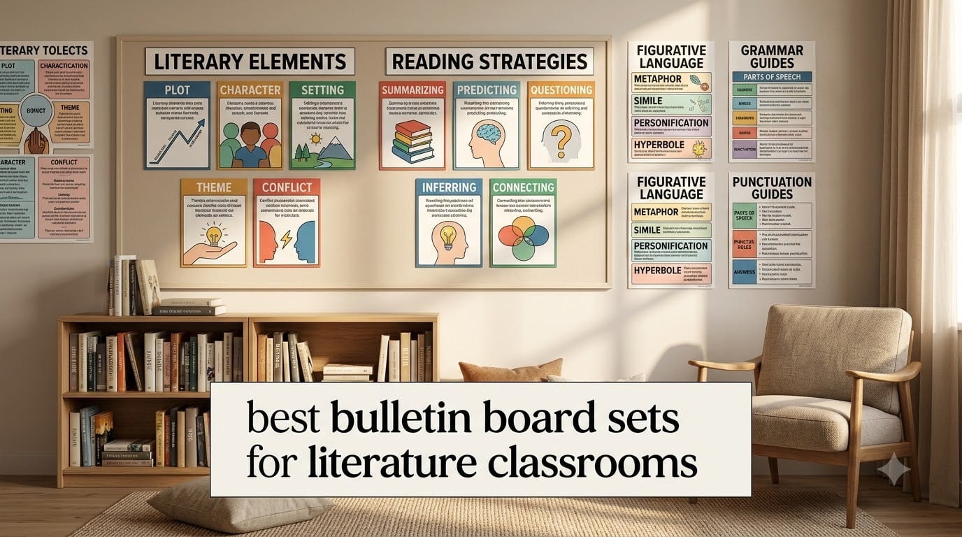 best bulletin board sets for literature classrooms