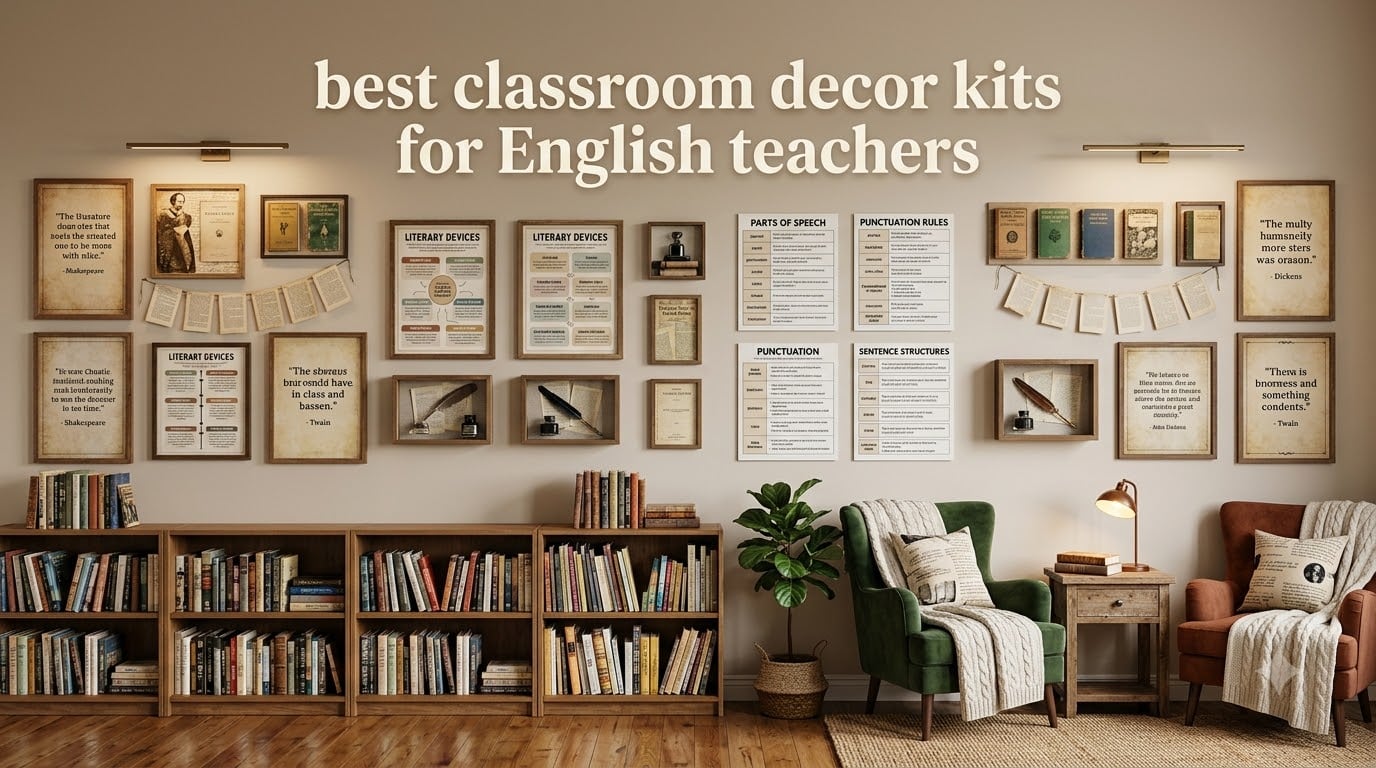 best classroom decor kits for English teachers