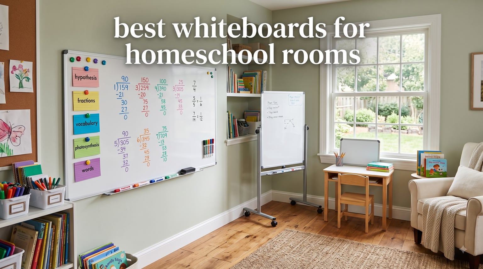 best whiteboards for homeschool rooms