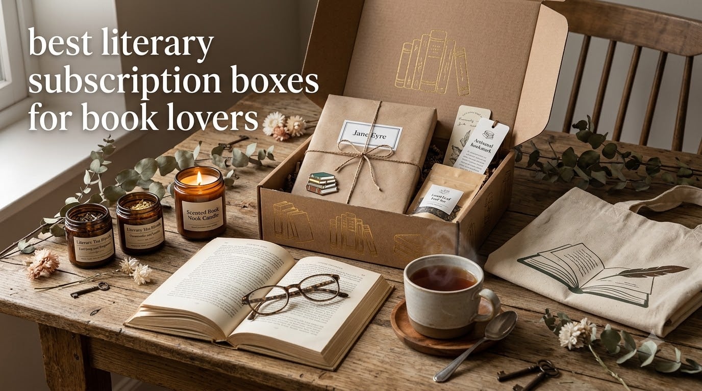 best literary subscription boxes for book lovers