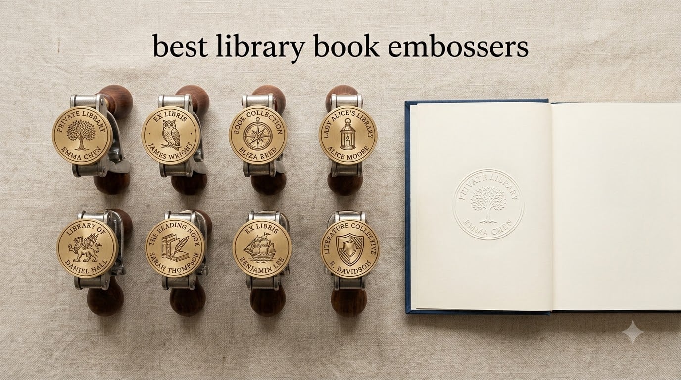 best library book embossers