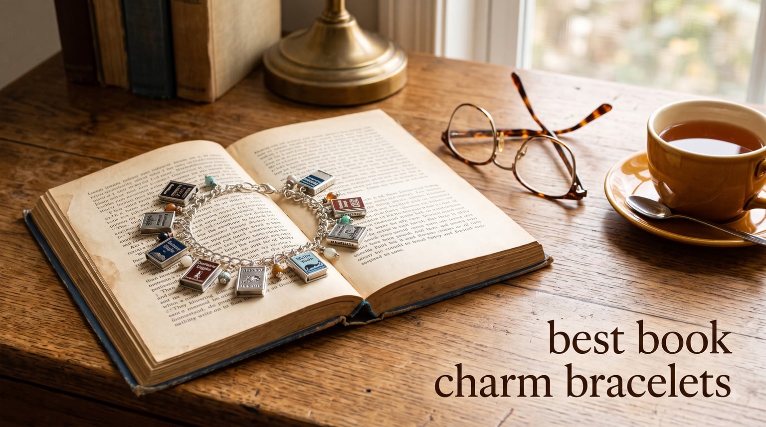 best book charm bracelets