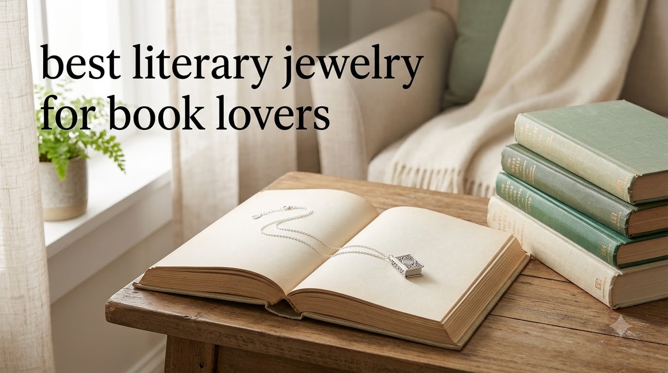 best literary jewelry for book lovers