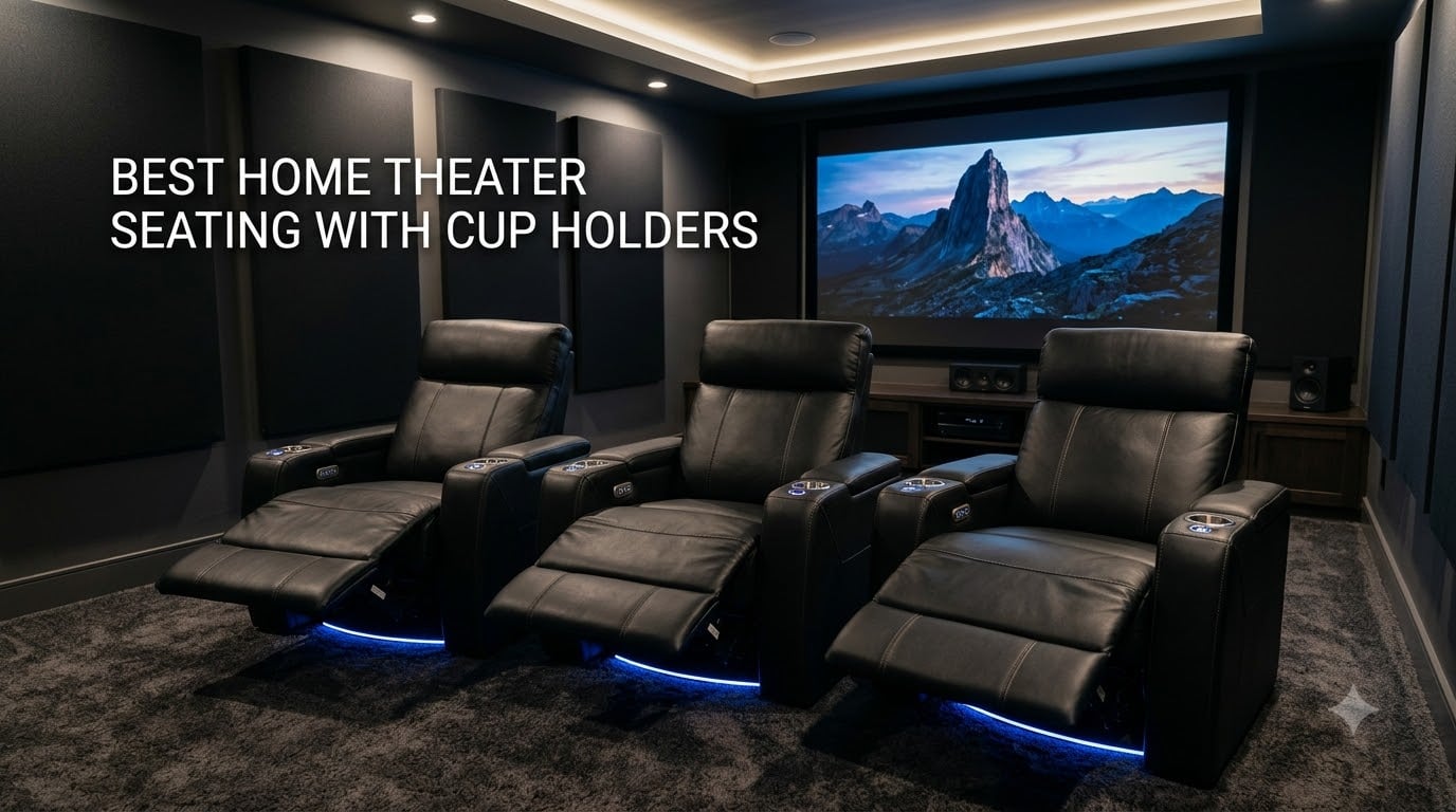 best home theater seating with cup holders