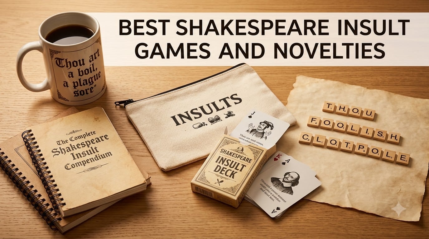best Shakespeare insult games and novelties