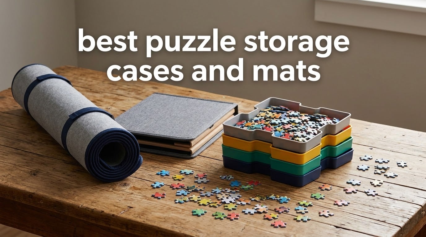best puzzle storage cases and mats