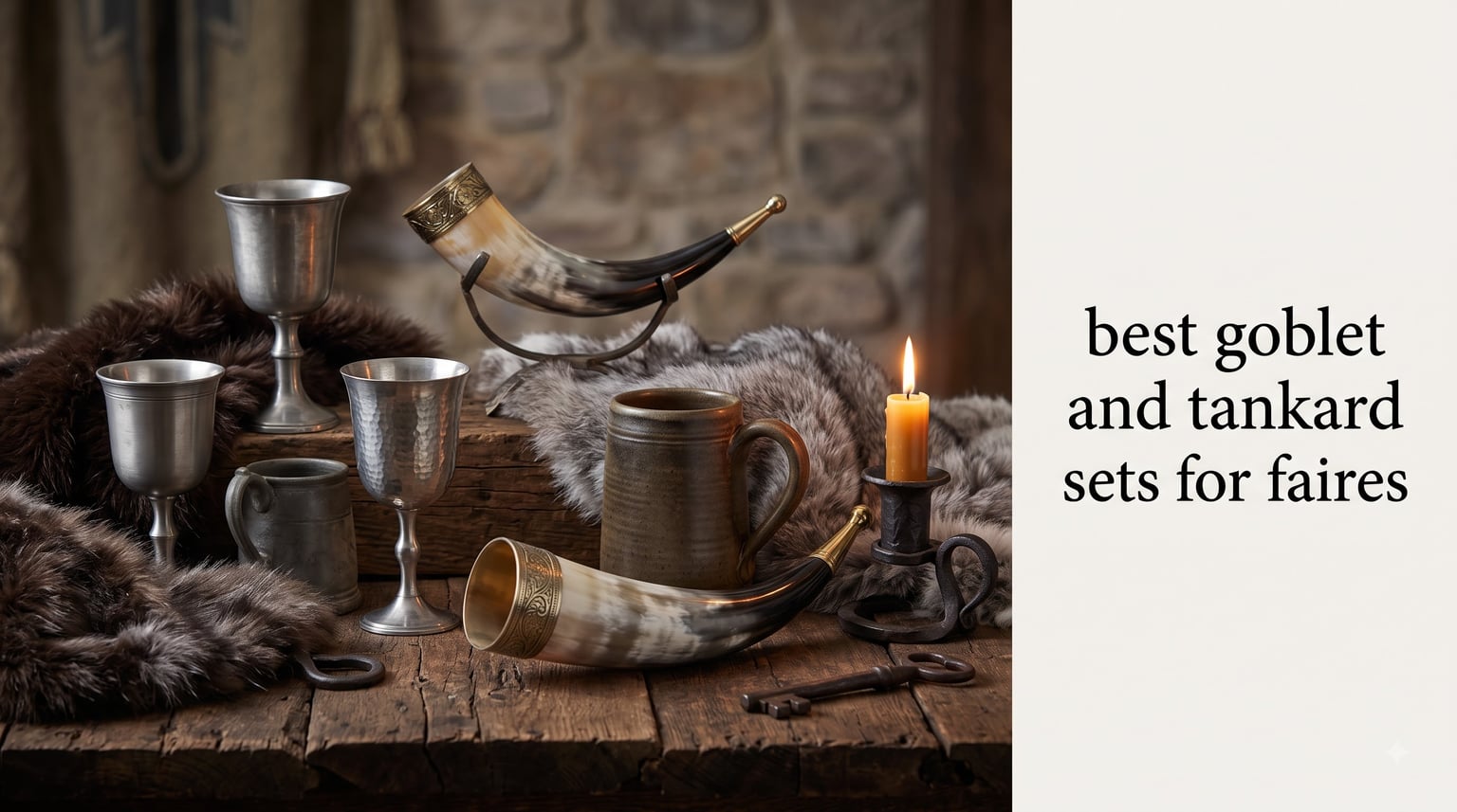 best goblet and tankard sets for faires