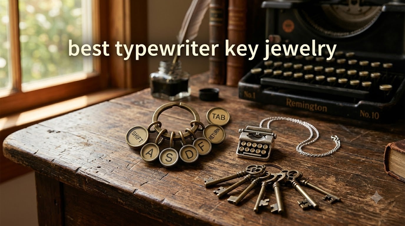 best typewriter key jewelry