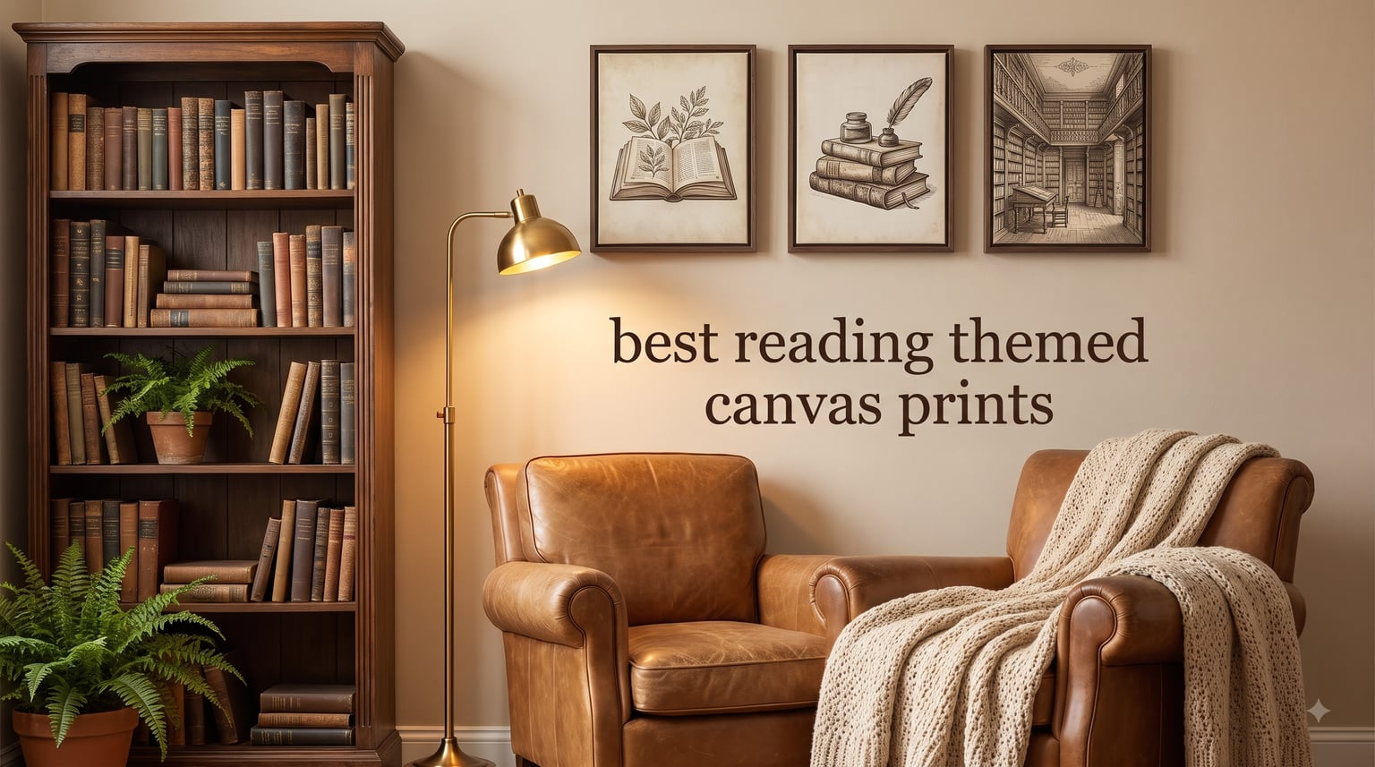 best reading themed canvas prints