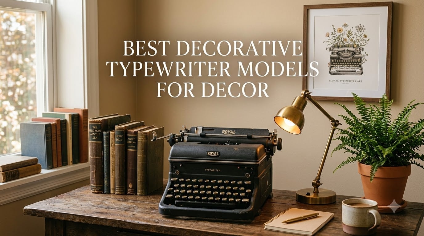 best decorative typewriter models for decor