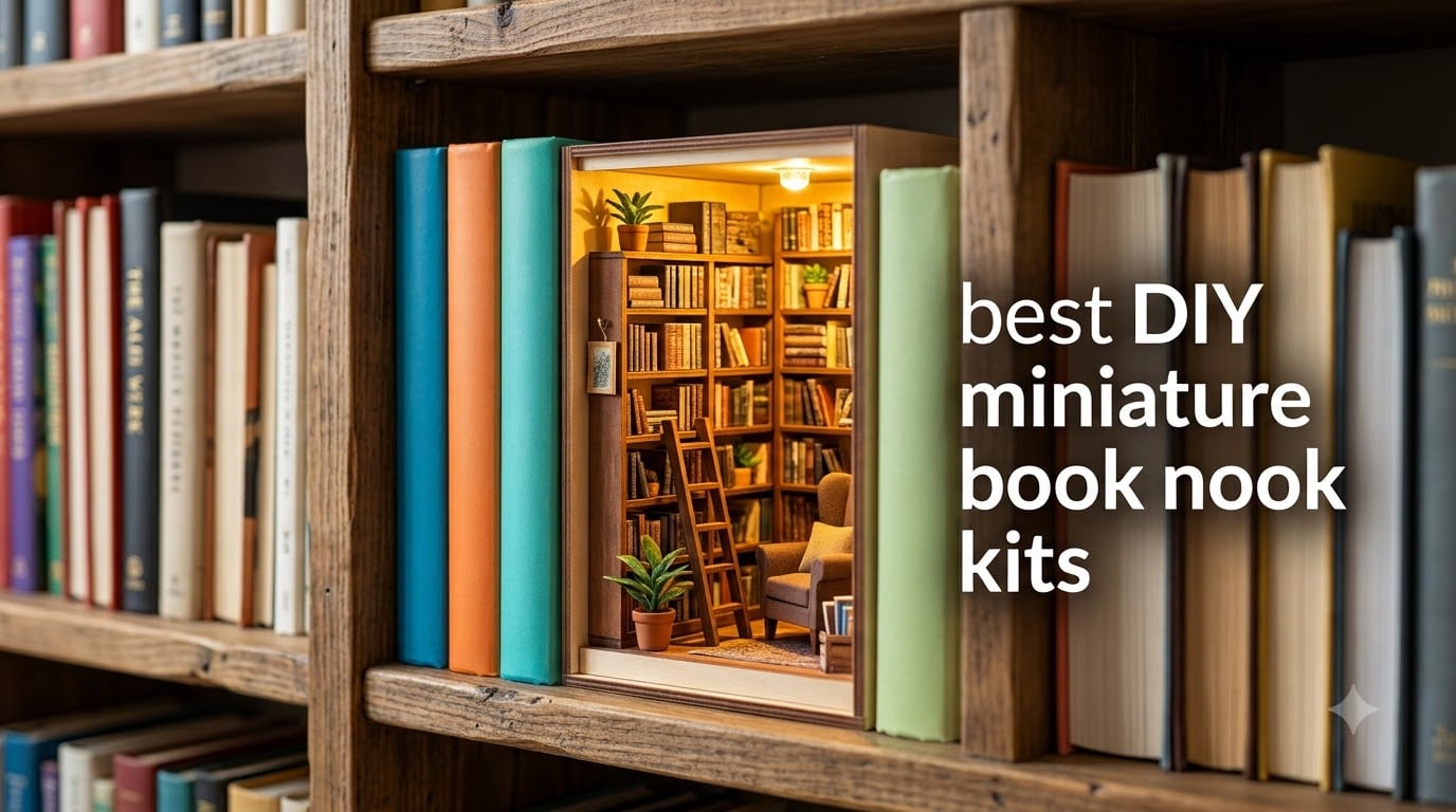 best DIY miniature book nook kits