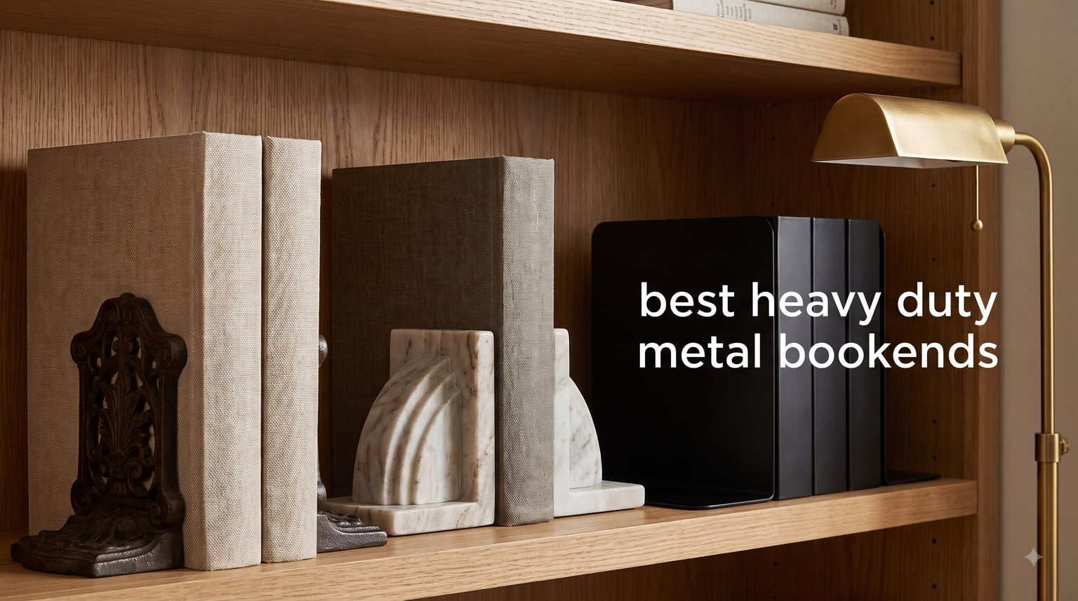 best heavy duty metal bookends