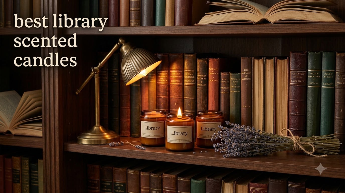 best library scented candles
