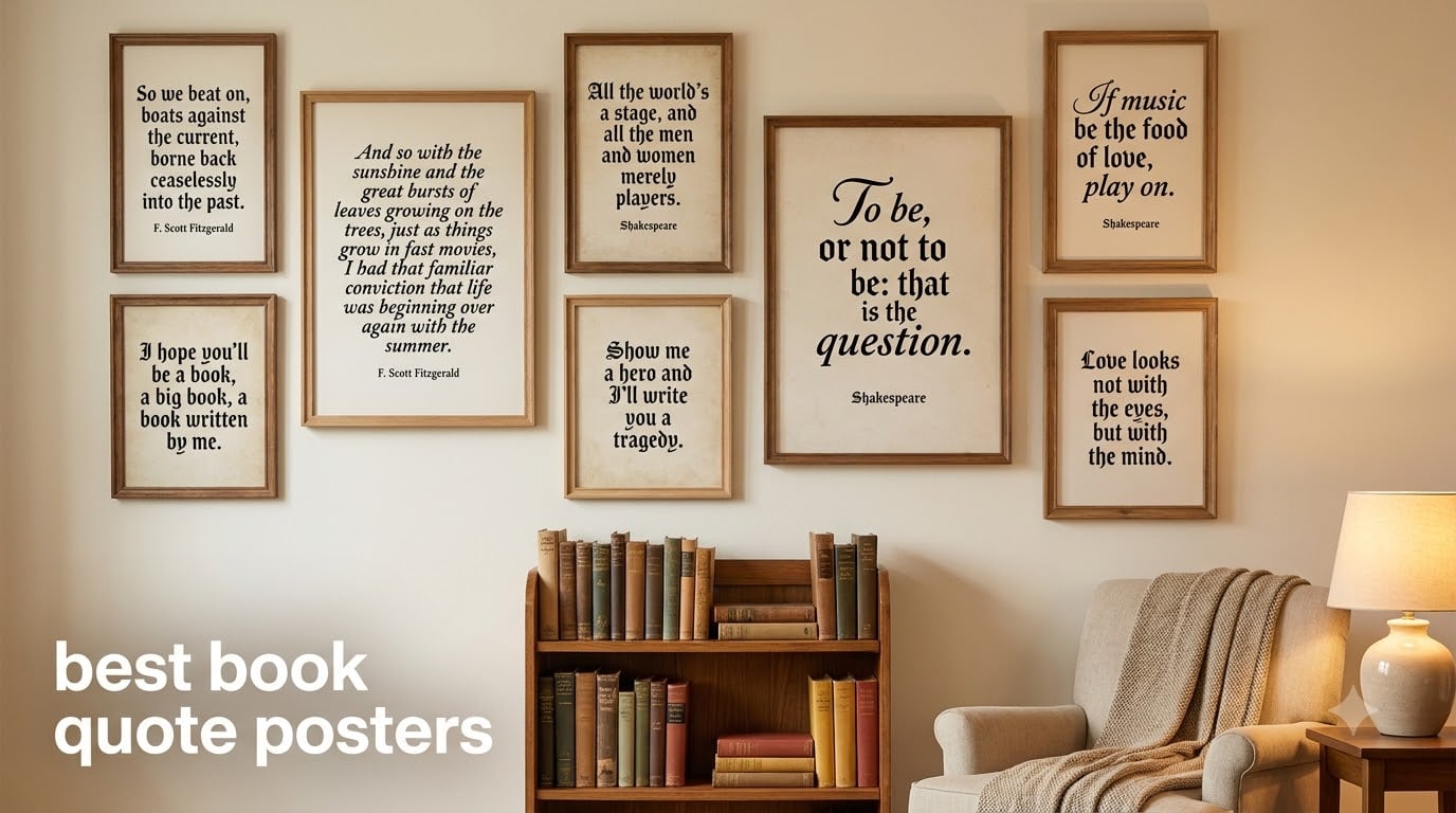 best book quote posters