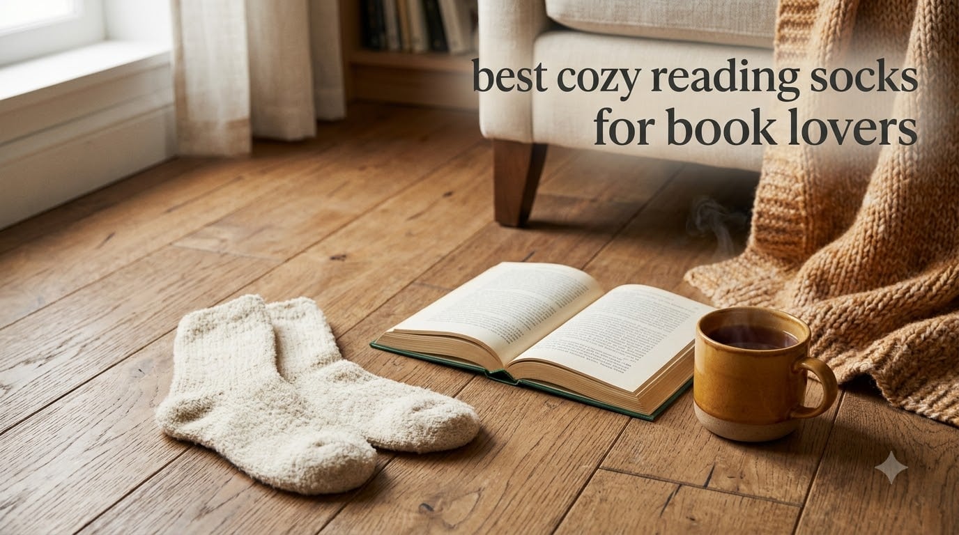best cozy reading socks for book lovers