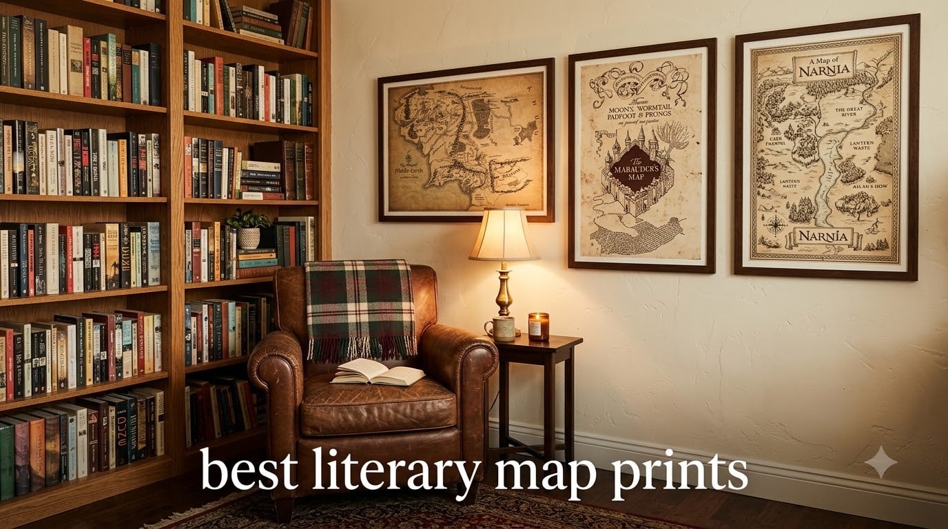 best literary map prints
