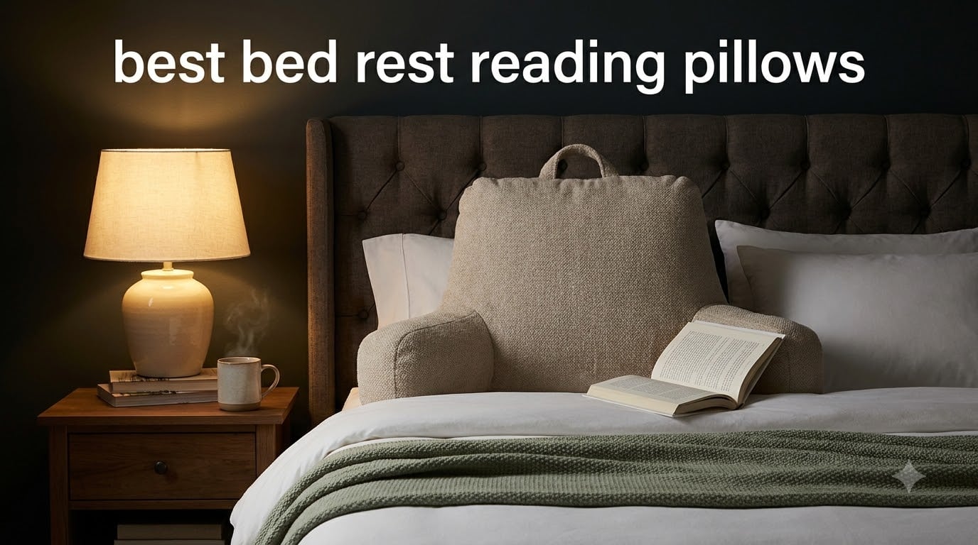 best bed rest reading pillows