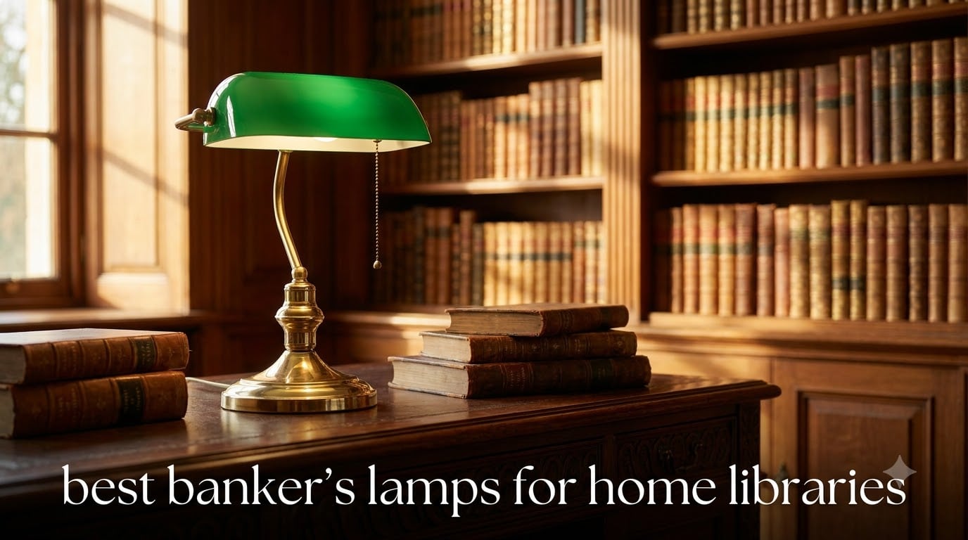 best banker's lamps for home libraries