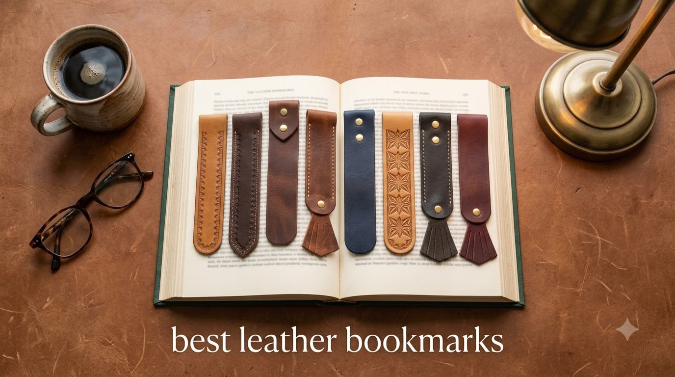 best leather bookmarks