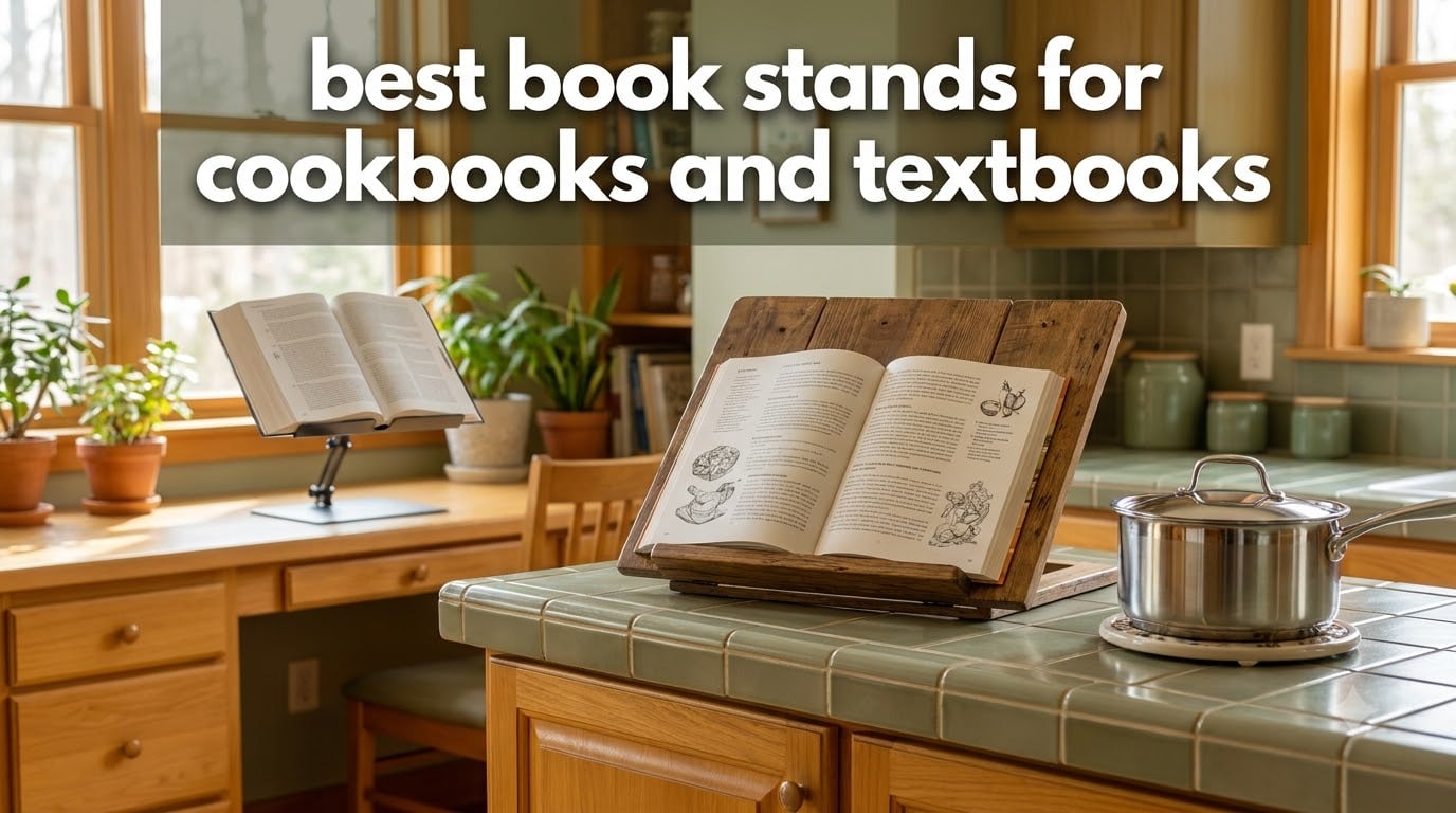 best book stands for cookbooks and textbooks