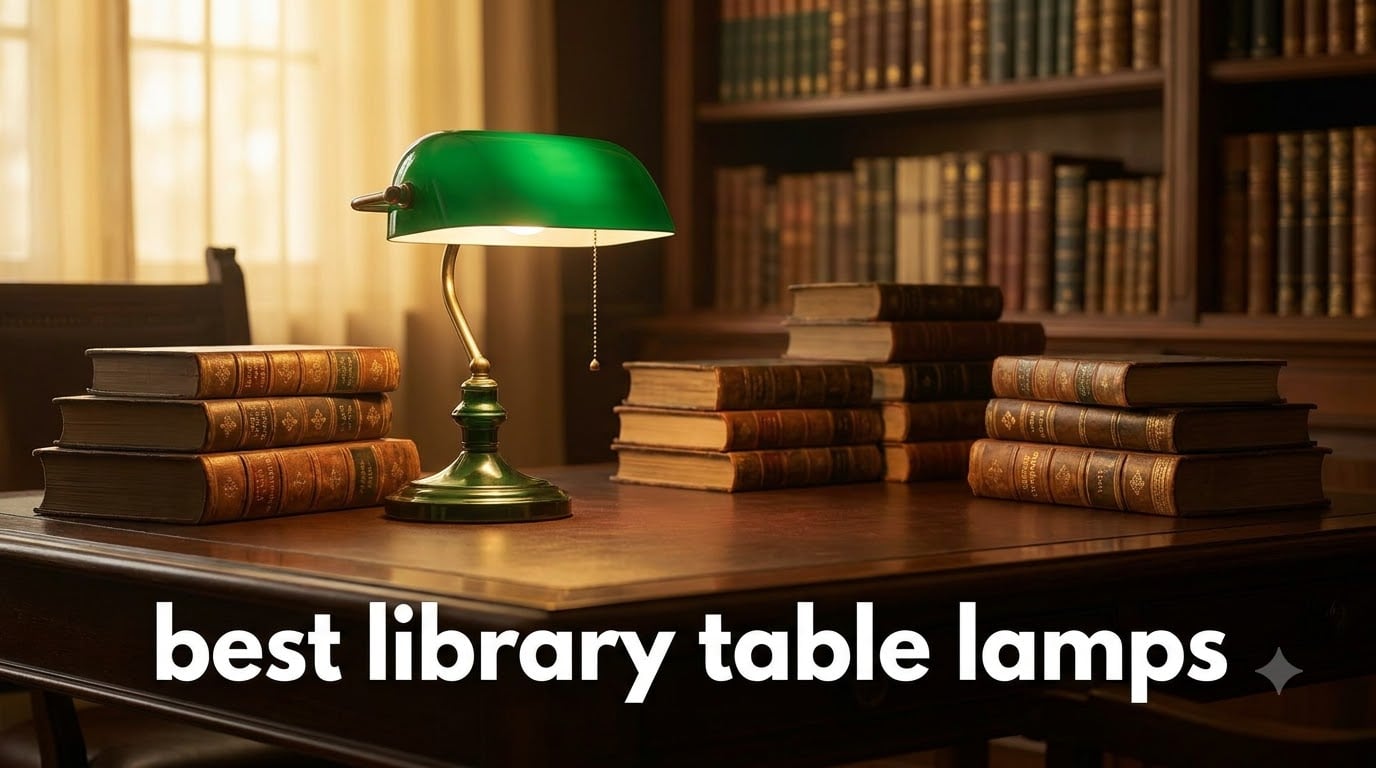 best library table lamps