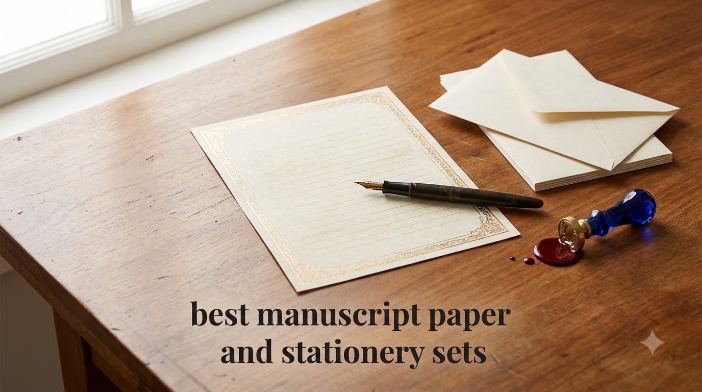 best manuscript paper and stationery sets