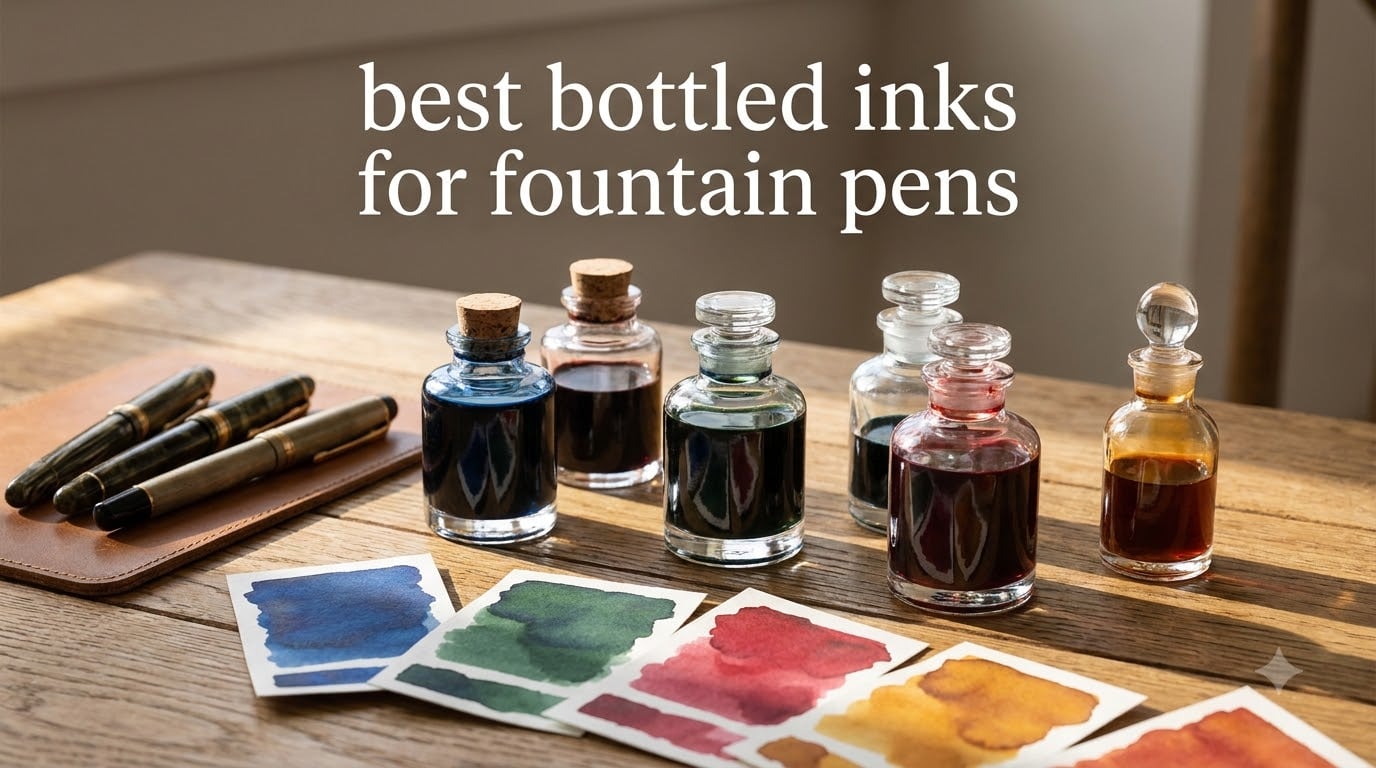 best bottled inks for fountain pens