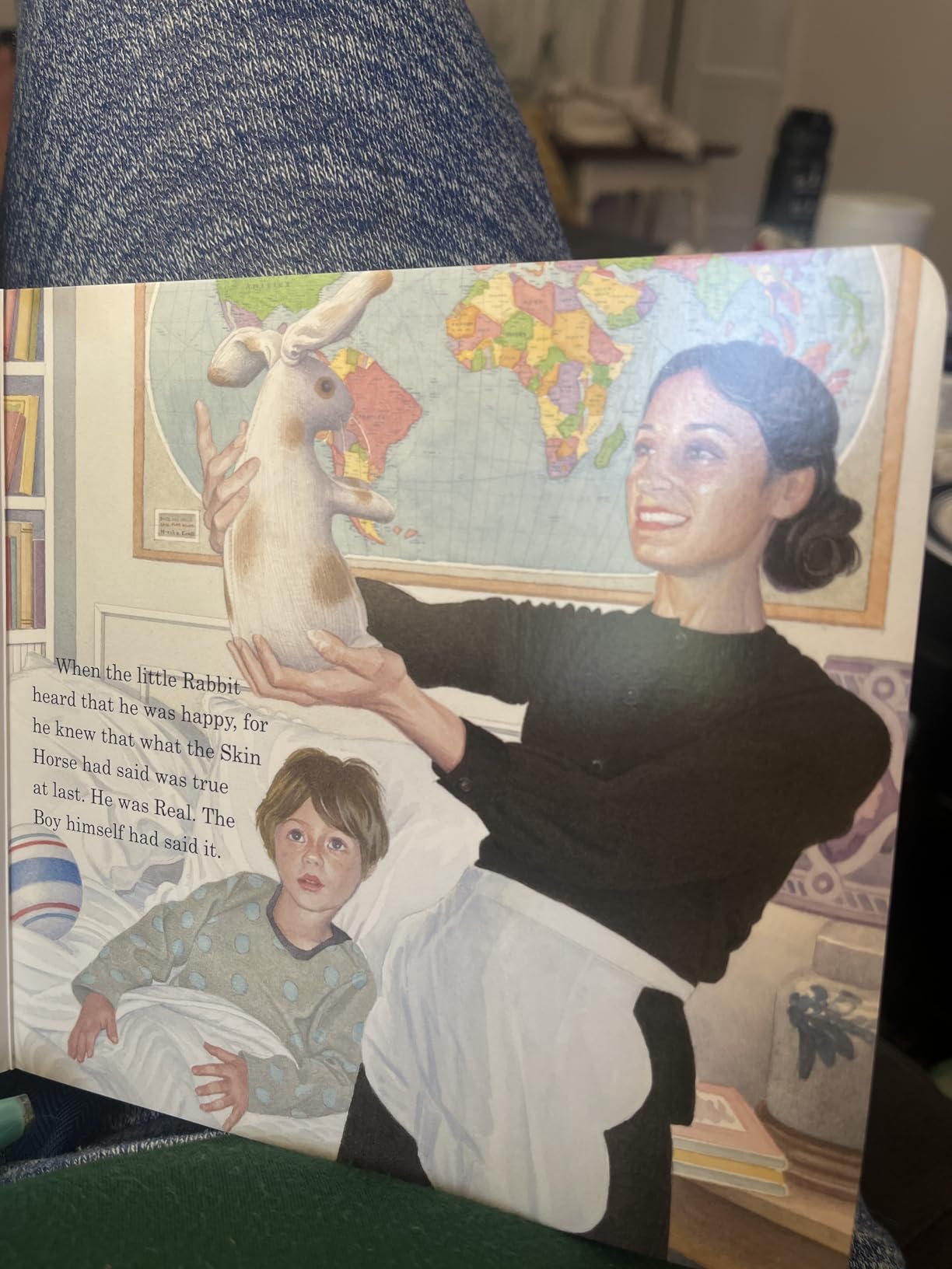 The Velveteen Rabbit Hardcover: The Classic Edition by acclaimed illustrator, Charles Santore (Charles Santore Children's Classics) customer photo 2