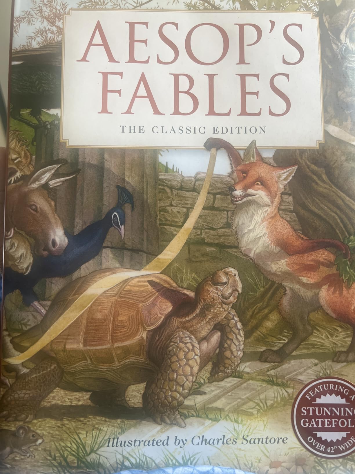 Aesop's Fables Hardcover: The Classic Edition by acclaimed illustrator, Charles Santore (Charles Santore Children's Classics) customer photo 2