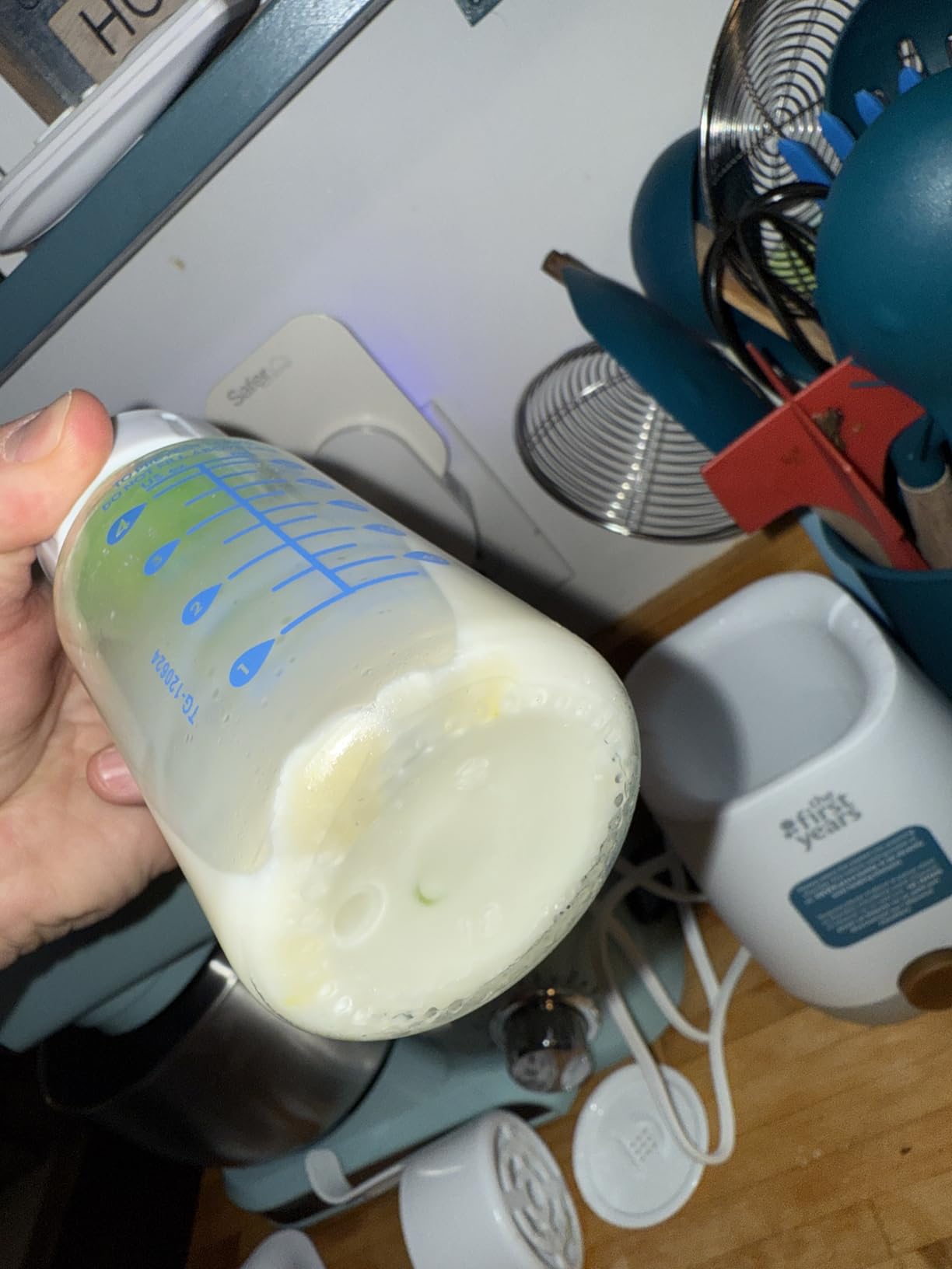 The First Years Baby Bottle Warmer and Sterilizer - Pacifier and Bottle Nipple Sanitizer - Feeding Baby Essentials for Formula or Breast Milk - Holds Multiple Sizes customer photo 2