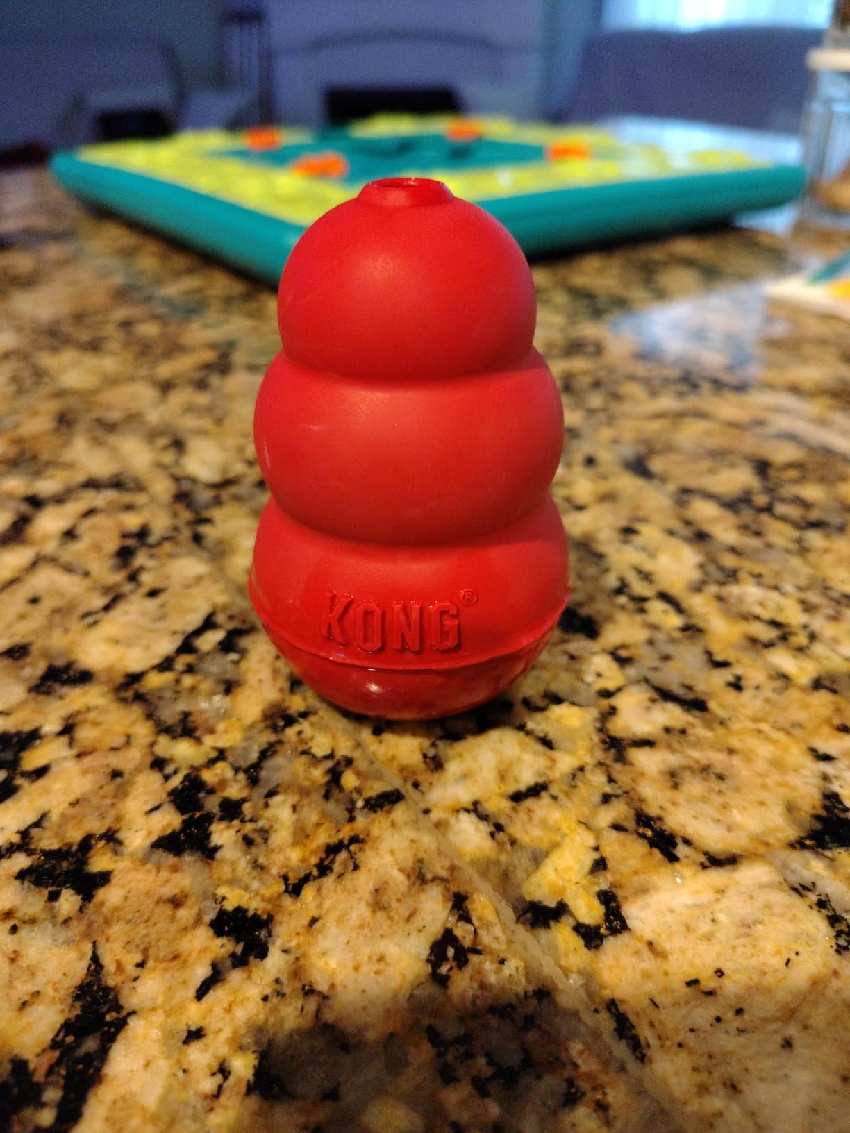 KONG Classic Stuffable Dog Toy, Natural Rubber Chew, for Large Dogs customer photo 1
