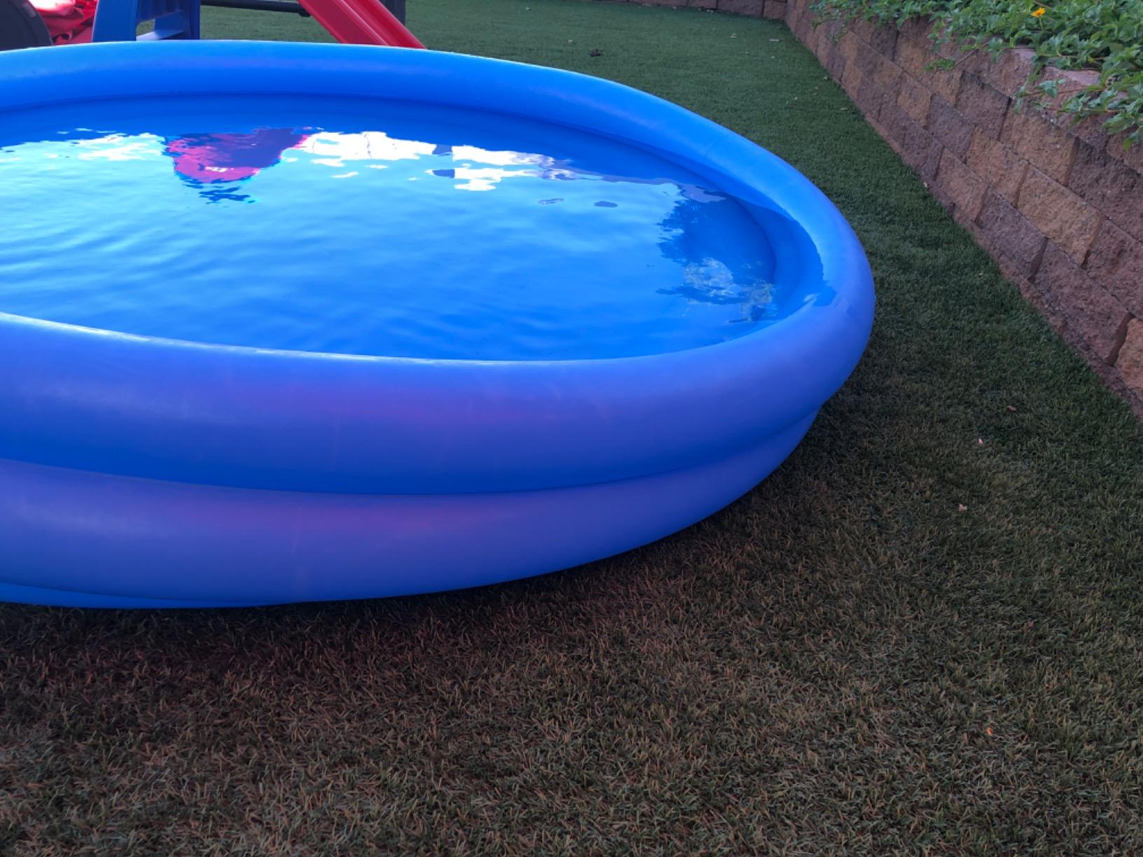 INTEX 58426EP Crystal Blue Inflatable Kiddie Pool, 58in x 13in, for Ages 2+ customer photo 2