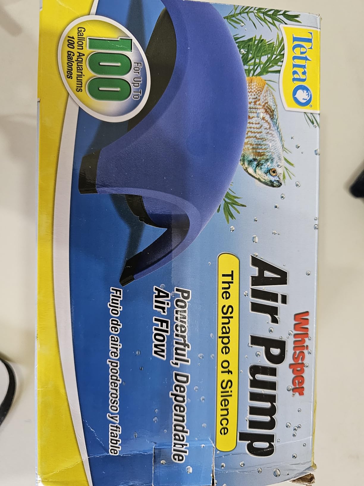 Tetra Whisper Air Pump for Up to 10 Gallon Aquariums, Non-UL customer photo 1