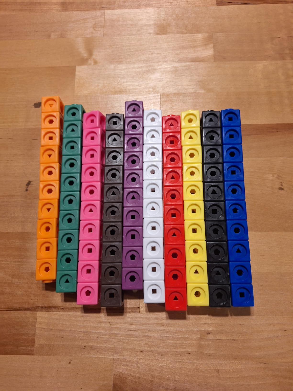 Learning Resources MathLink Cubes - Set of 100 Cubes, Ages 5+ Kindergarten, STEM Activities, Math Manipulatives, Homeschool Supplies, Teacher Supplies customer photo 1
