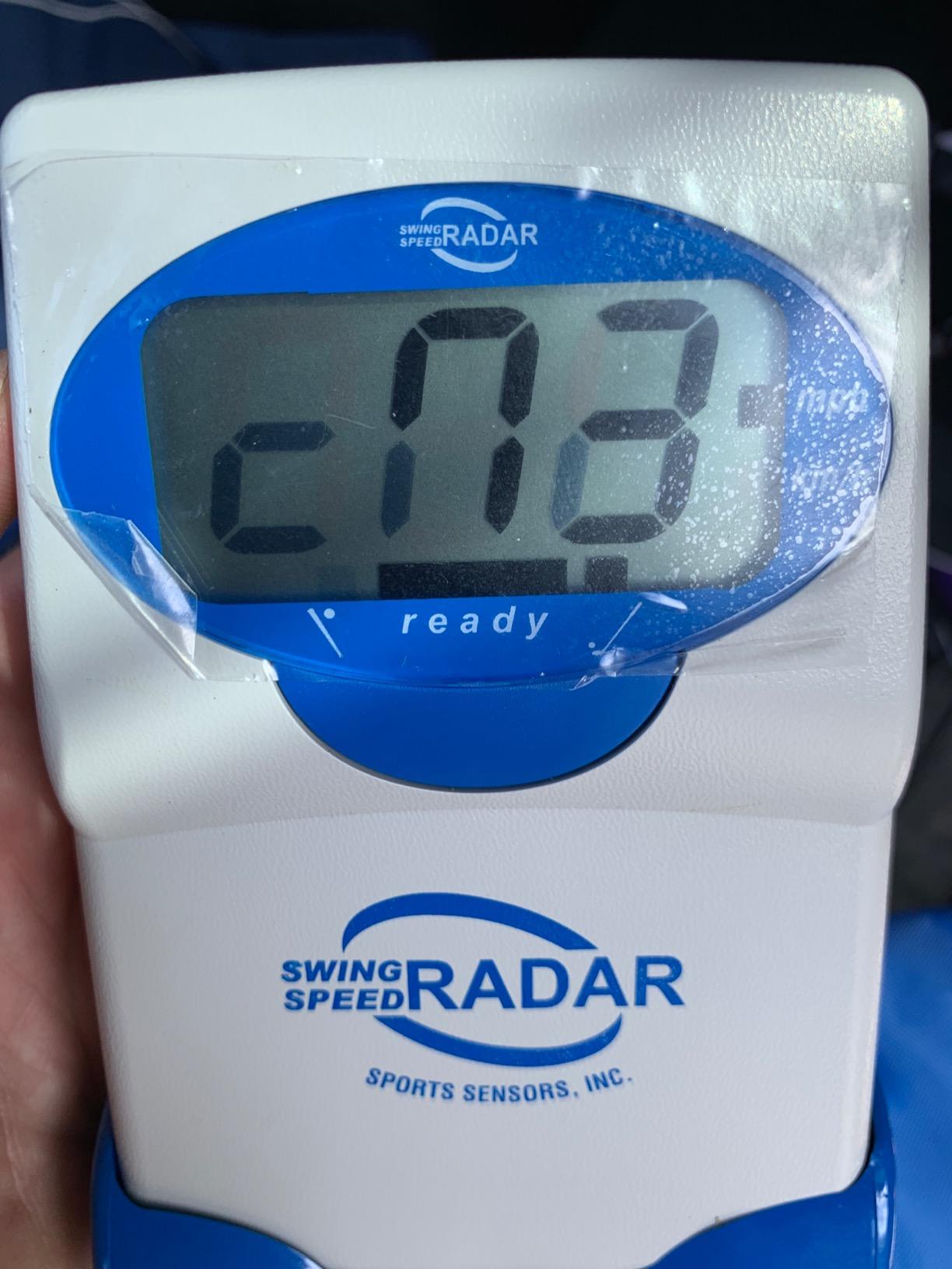 swing speed radar - Golf Training Tool - Accurate Club Speed Measurement 20-200 MPH - Portable Doppler Radar for Distance & Consistency Training - US Made customer photo 1