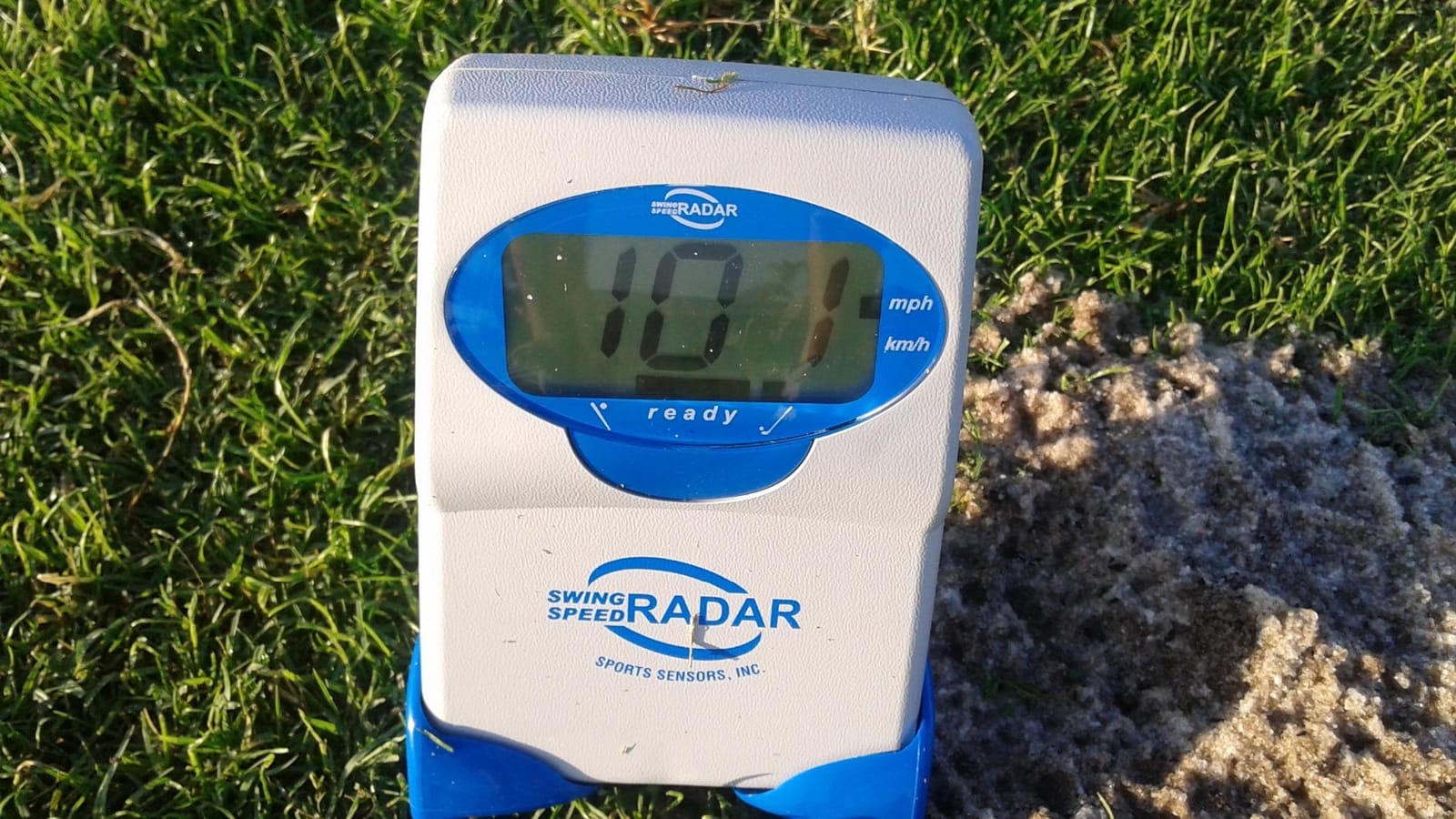 swing speed radar - Golf Training Tool - Accurate Club Speed Measurement 20-200 MPH - Portable Doppler Radar for Distance & Consistency Training - US Made customer photo 2