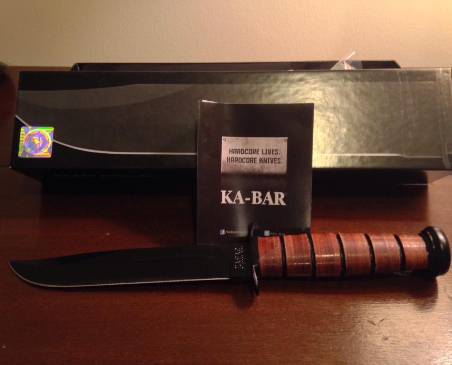 KA-BAR Full Size US Marine Corps Fighting Knife, Straight customer photo 1