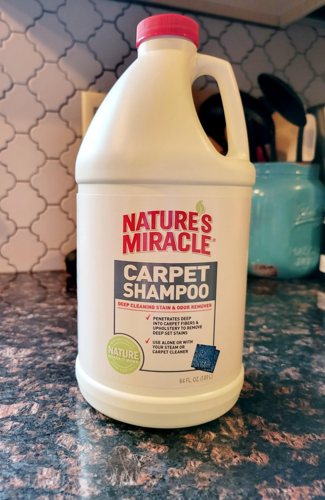 Nature's Miracle Carpet Shampoo Pet Stain & Odor Remover, 64 oz customer photo 1