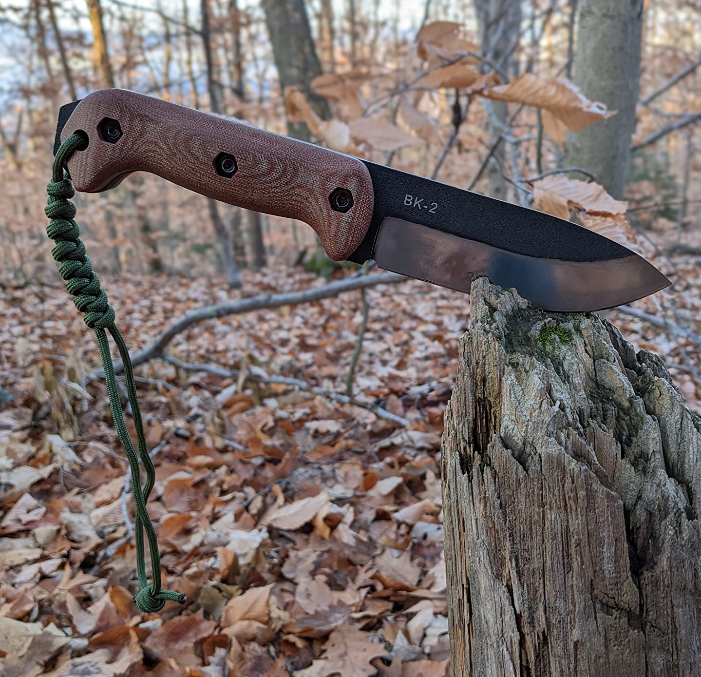 KA-BAR Becker BK2 Campanion Fixed Blade Knife, Carbon Steel customer photo 2