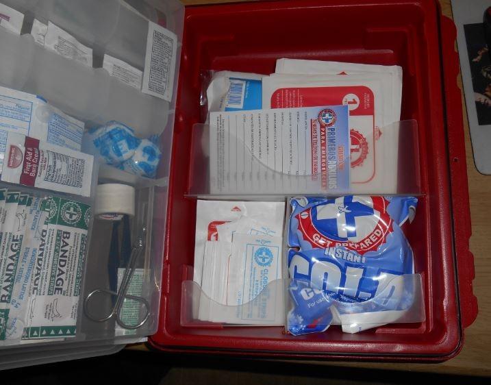 Be Smart Get Prepared First Aid Kit Hard Red Case 326 Pieces Exceeds OSHA and ANSI Guidelines 100 People - Office, Home, Car, School, Emergency, Survival, Camping, Hunting and Sports customer photo 1
