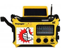 Kaito KA500 5-way Powered Solar Power, Dynamo Crank, Wind Up Emergency AM/FM/SW/NOAA Weather Alert Radio with Flashlight, Reading Lamp and Cellphone Charger customer photo 2