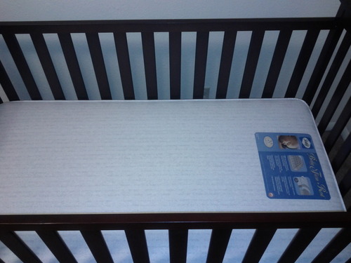 Sealy Baby Infant & Toddler Crib Mattress, Firm Rest 2 Stage, 204 Coils, Waterproof Breathable, Non Toxic, GREENGUARD GOLD Certified, Made in USA, 52x28 customer photo 2