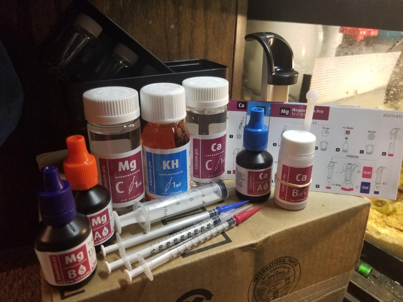 Reef Foundation Pro Test Kit - Accurate Calcium, Alkalinity & Magnesium Testing for Saltwater Aquariums - 75 Tests, Easy-to-Use customer photo 1