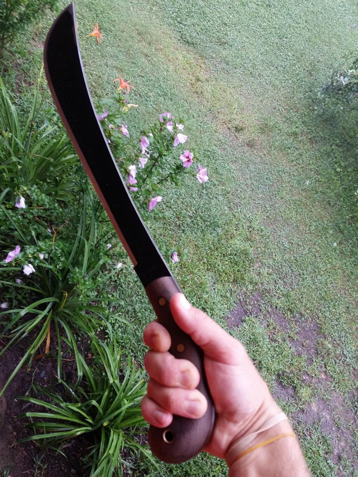 Condor Tool & Knife Survival Machete with Walnut Handle customer photo 2
