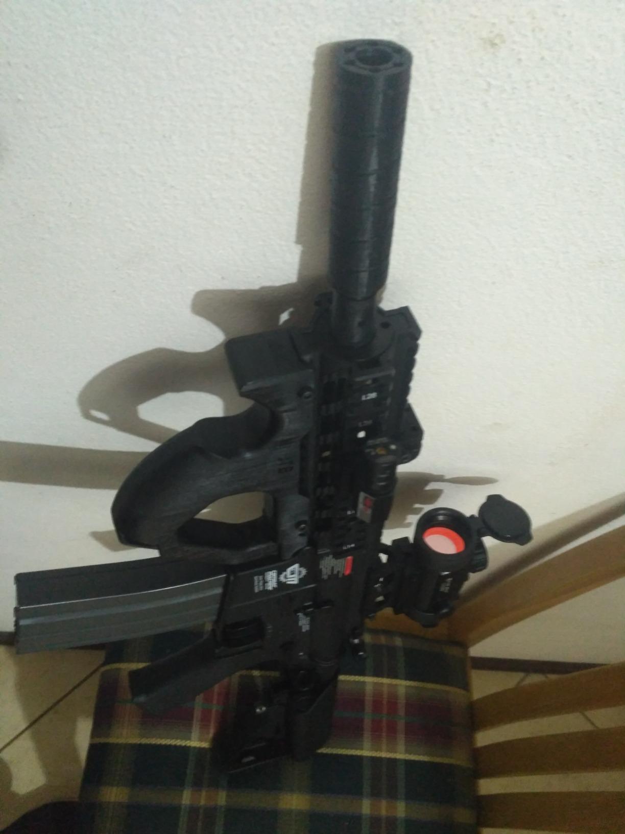 G&G Airsoft CM16 M4 High-Performance Full Metal Gearbox 6mm AEG Rifle with Integrated RAS and Crane Stock, Combat Machine Raider, Game Master Series customer photo 1