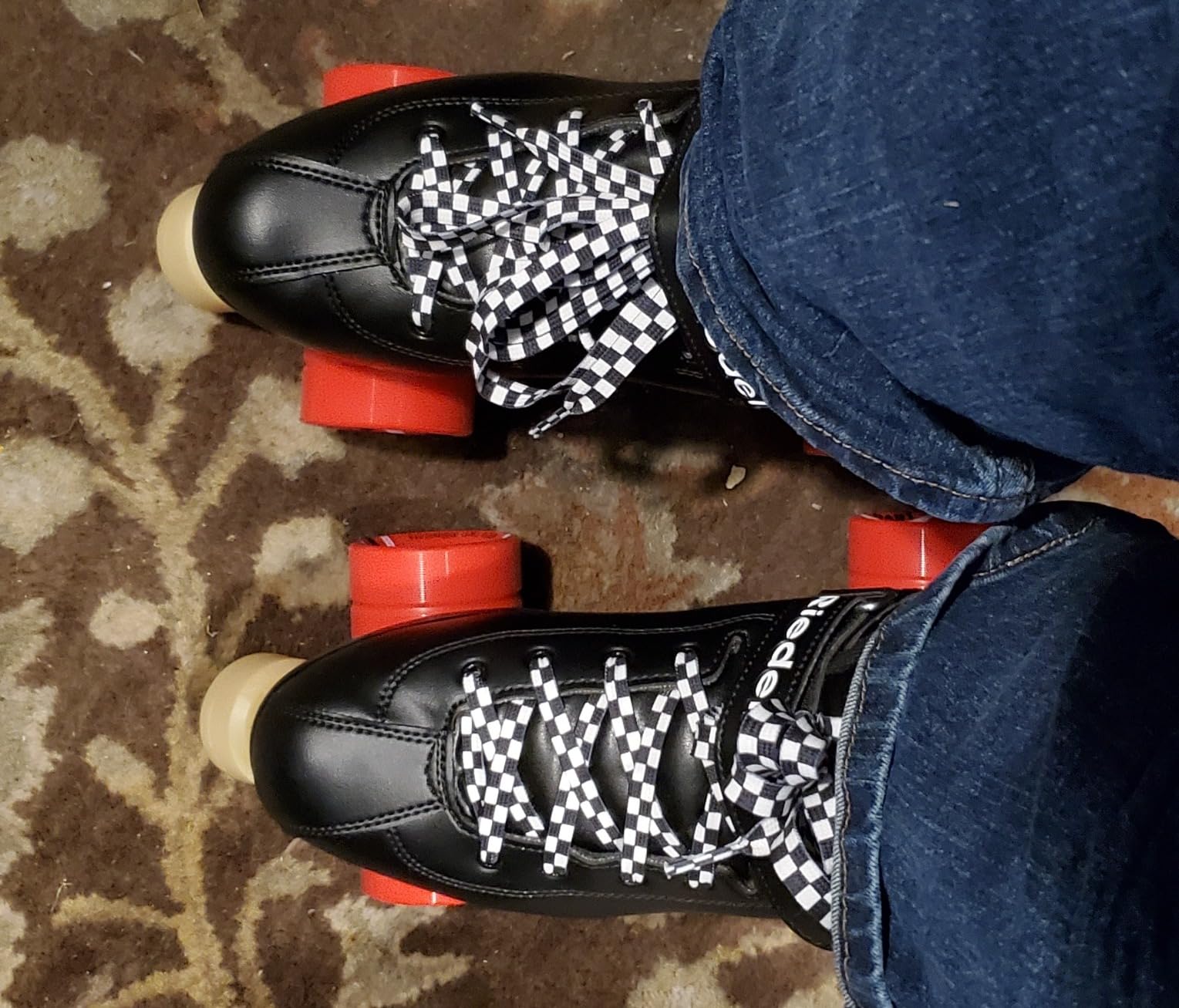 Riedell Dart Roller Skates for Men and Women | Colorful Ultra-Durable Speed Skate, Precision Fit and Matching Color Wheels, Roller Skates, ABEC-5 Bearings customer photo 1