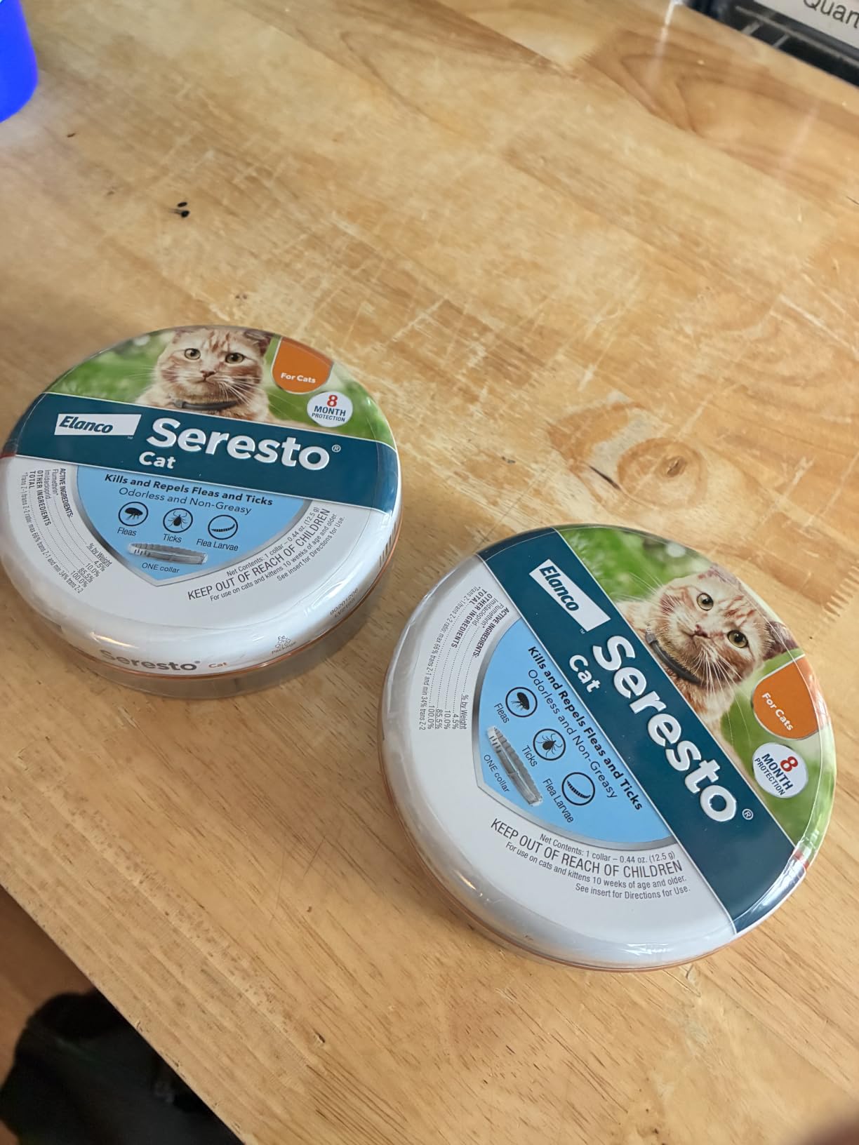 Seresto Cat Vet-Recommended Flea & Tick Treatment & Prevention Collar for Cats | 8 Months Protection customer photo 2